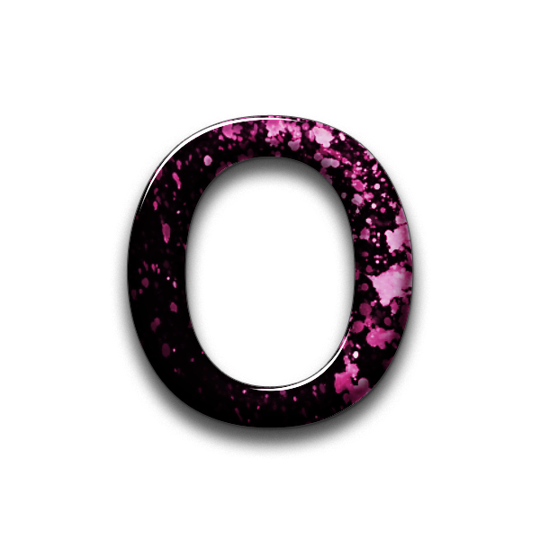 600x600 Letter O Drawing Vector