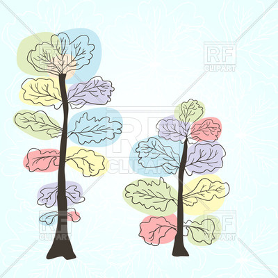400x400 Stylized Spring Tree