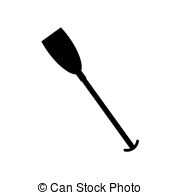 180x195 Crossed Boat Oars Vector Illustration.