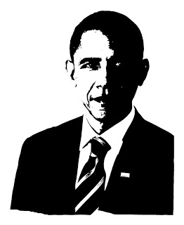 262x320 Creating Itchy Free Vector Of Obama In Black And White