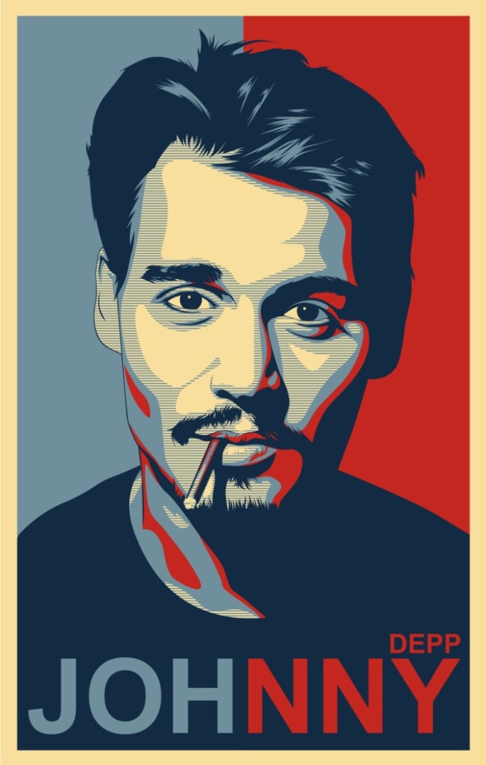 680x1071 Draw You In Vector Obama Hope Style By Hamzent