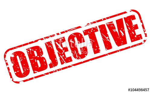 500x307 Objective Red Stamp Text Stock Image And Royalty Free Vector