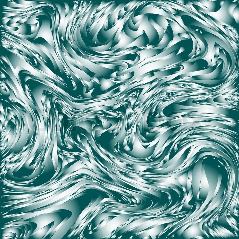 800x800 Sea Green Abstract Waves, Abstract Vector Art Illustration Stock
