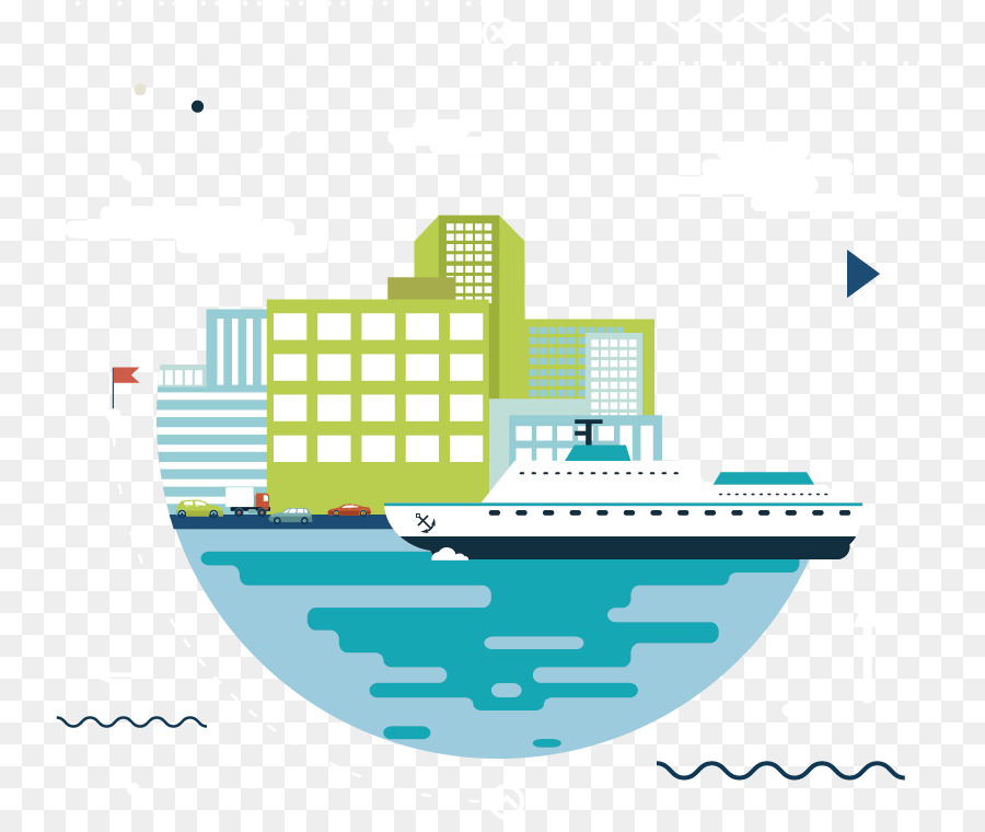 900x760 Flat Design Royalty Free Travel Illustration