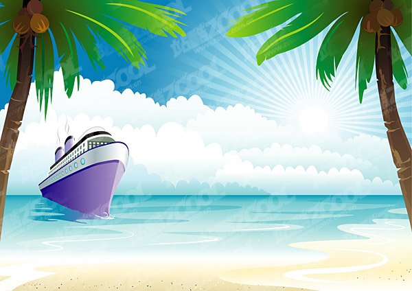 600x424 Free Cruise On The Ocean Vector Cruise Psd Files, Vectors