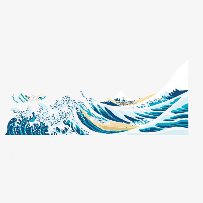 650x651 Vector Sea Waves Tide, Sea Vector, Waves Vector, Vector Png And