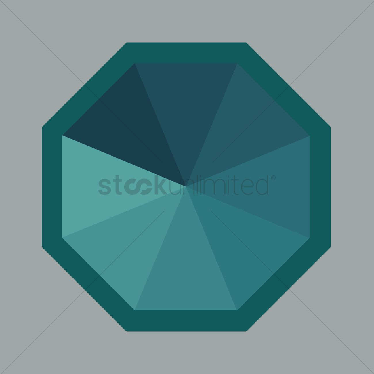 1300x1300 Octagon Vector Image