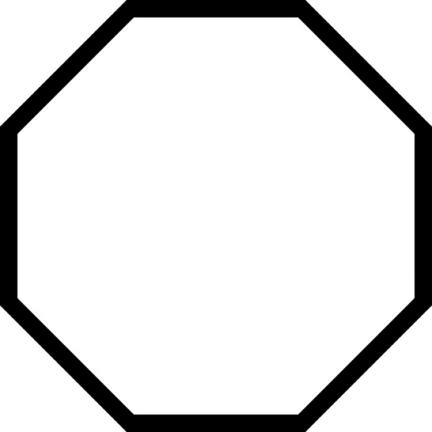 626x626 Octagon Outline Shape Icons Free Download