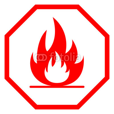 400x400 Fire Hazard Sign. Octagon. Vector. Buy Photos Ap Images