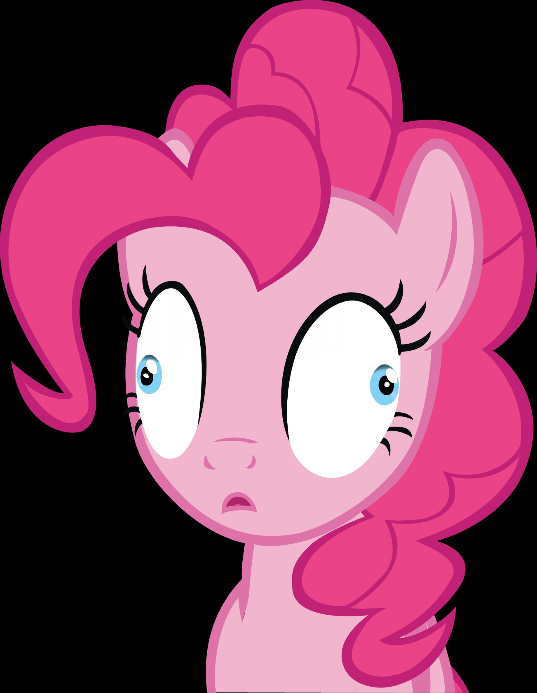 1850x2388 Pinkie Pie Derp Face Vector Lazttweet