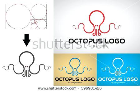 450x298 Octopus Logo Design For Creative Business And Made With Golden