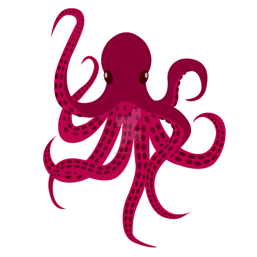 894x894 Collection Of Free Octopus Vector Red. Download On Ubisafe