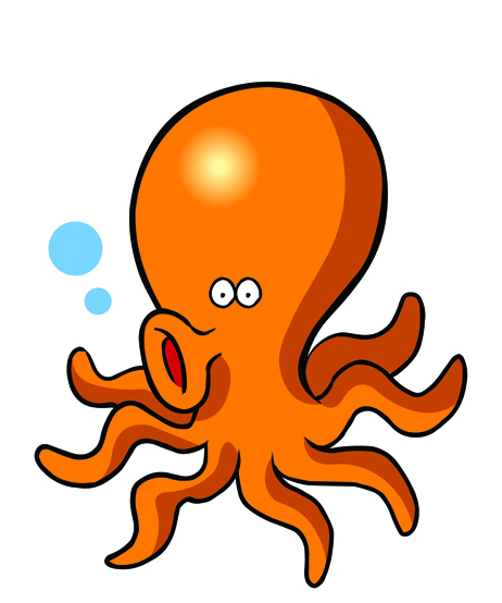 462x554 Octopus Clip Art Free Vector For Download About