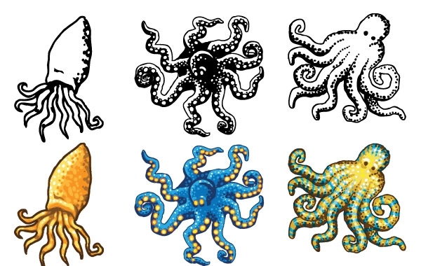 600x380 Free Vectors Octopus Design Vectors Free Keep Designing