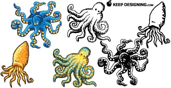 568x294 Octopus Design Free Vectors Free Vector In Encapsulated Postscript