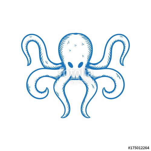 500x500 Octopus Vector Illustration Stock Image And Royalty Free Vector