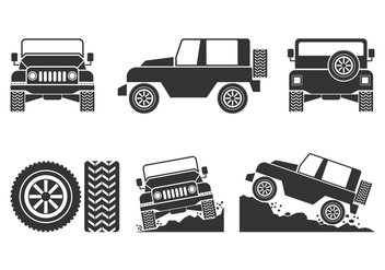 352x247 Offroad Vehicle Icons Vector Free Vector Download 405093 Cannypic