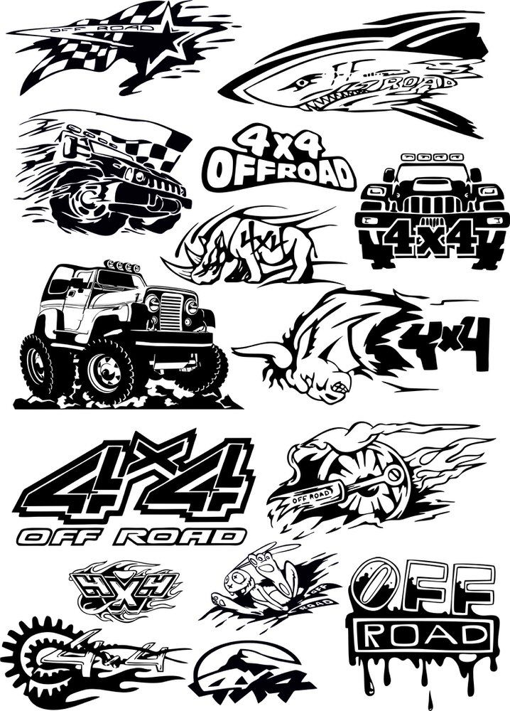 718x1000 Off Road Vehicle Vector Art Free Vector Download Free Vectors