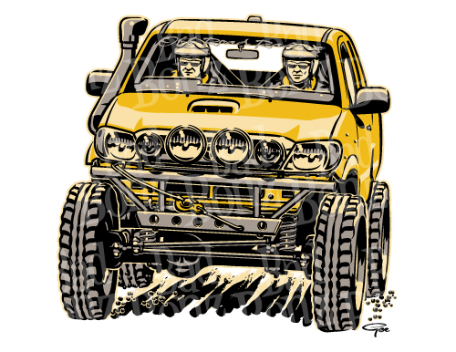 500x386 Toyota Off Road Truck Bad Bonz Designs