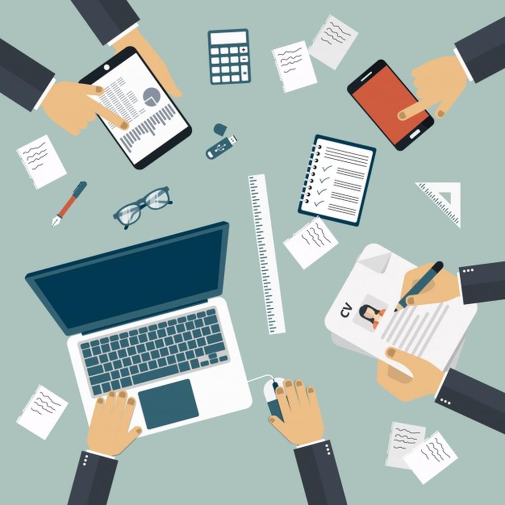 1024x1024 Office Background Design Vector Free Download October