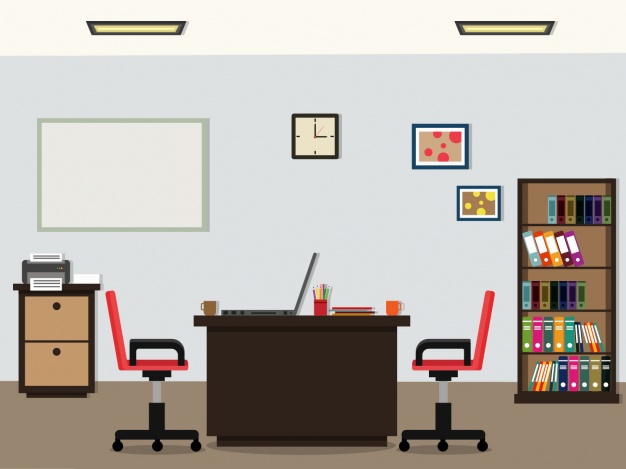 626x469 Office Background Design Vector Premium Download