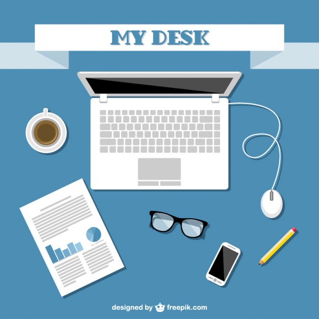 626x626 Office Kit Background Vector Free Download