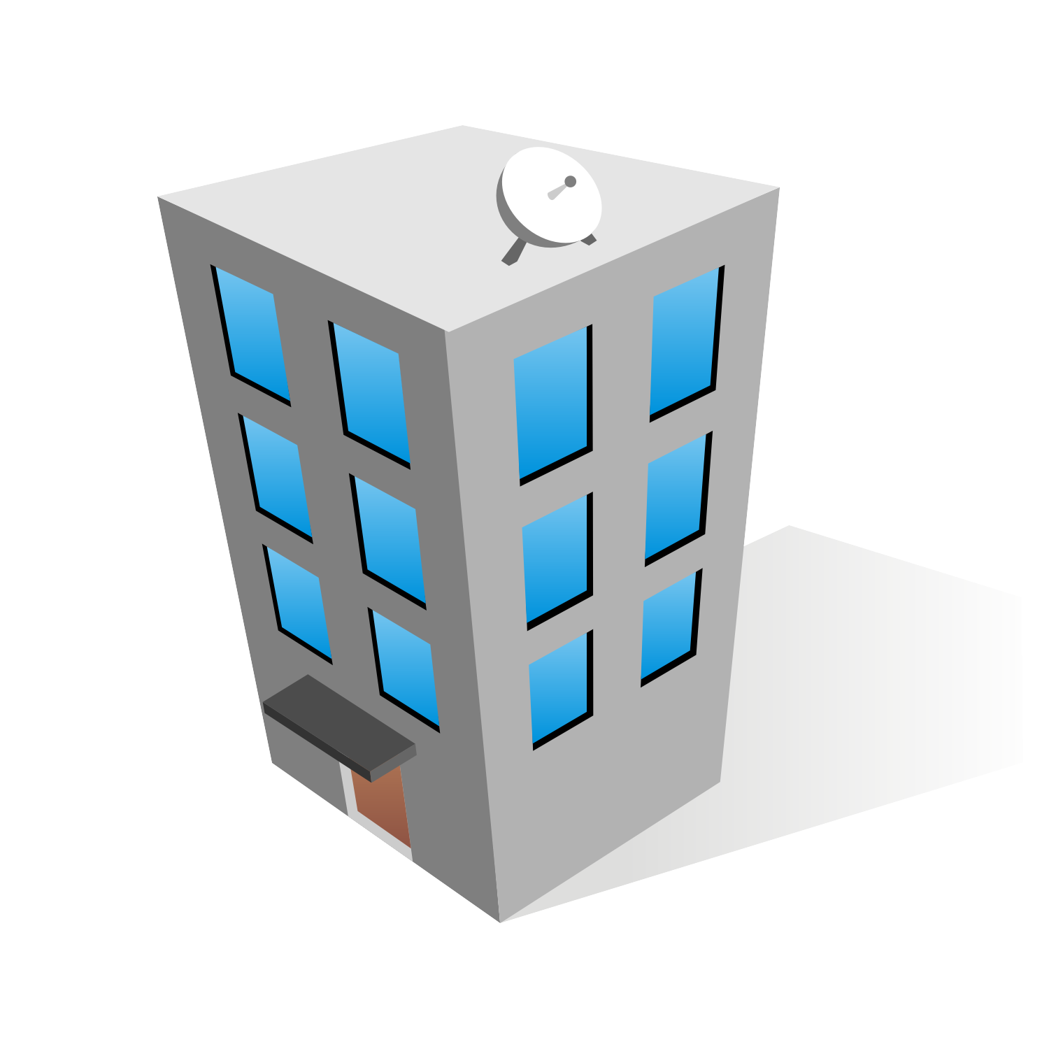 1500x1500 Vector For Free Use Office Building Icon