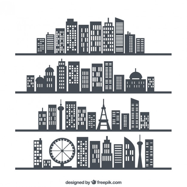 626x626 Building Silhouette Vectors, Photos And Psd Files Free Download