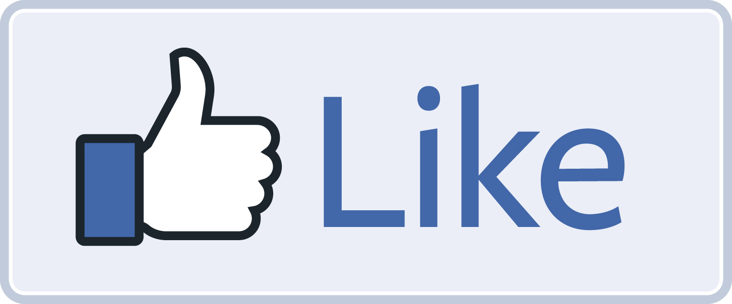 1444x600 Facebook Like Button Vector