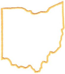 219x250 Ohio Outline Embroidery Design Annthegran