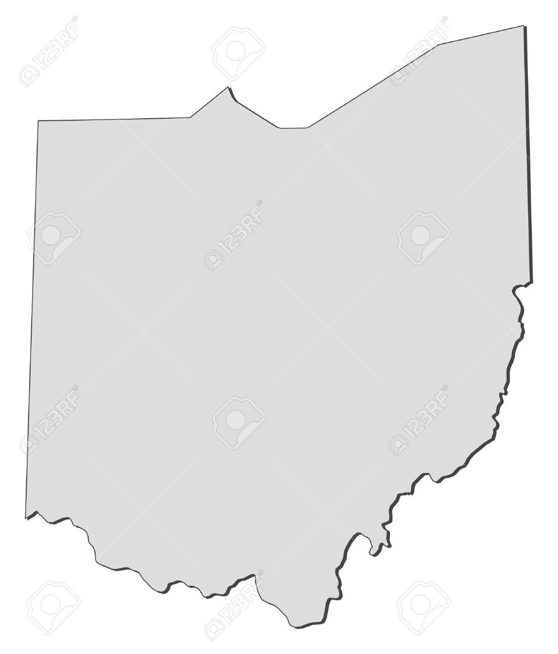 Ohio Outline Vector at GetDrawings | Free download