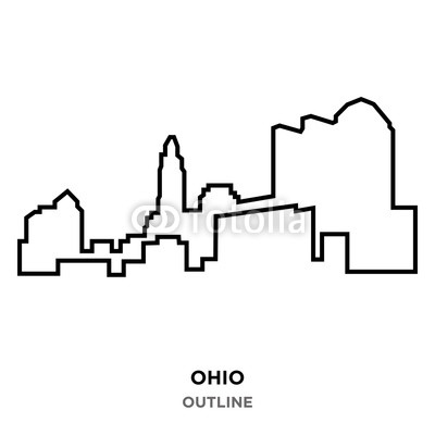 400x400 Ohio Outline Vector On White Background Buy Photos Ap Images