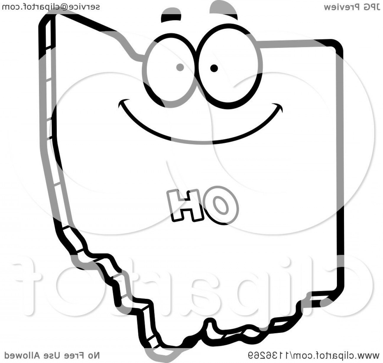 Ohio Outline Vector At GetDrawings | Free Download