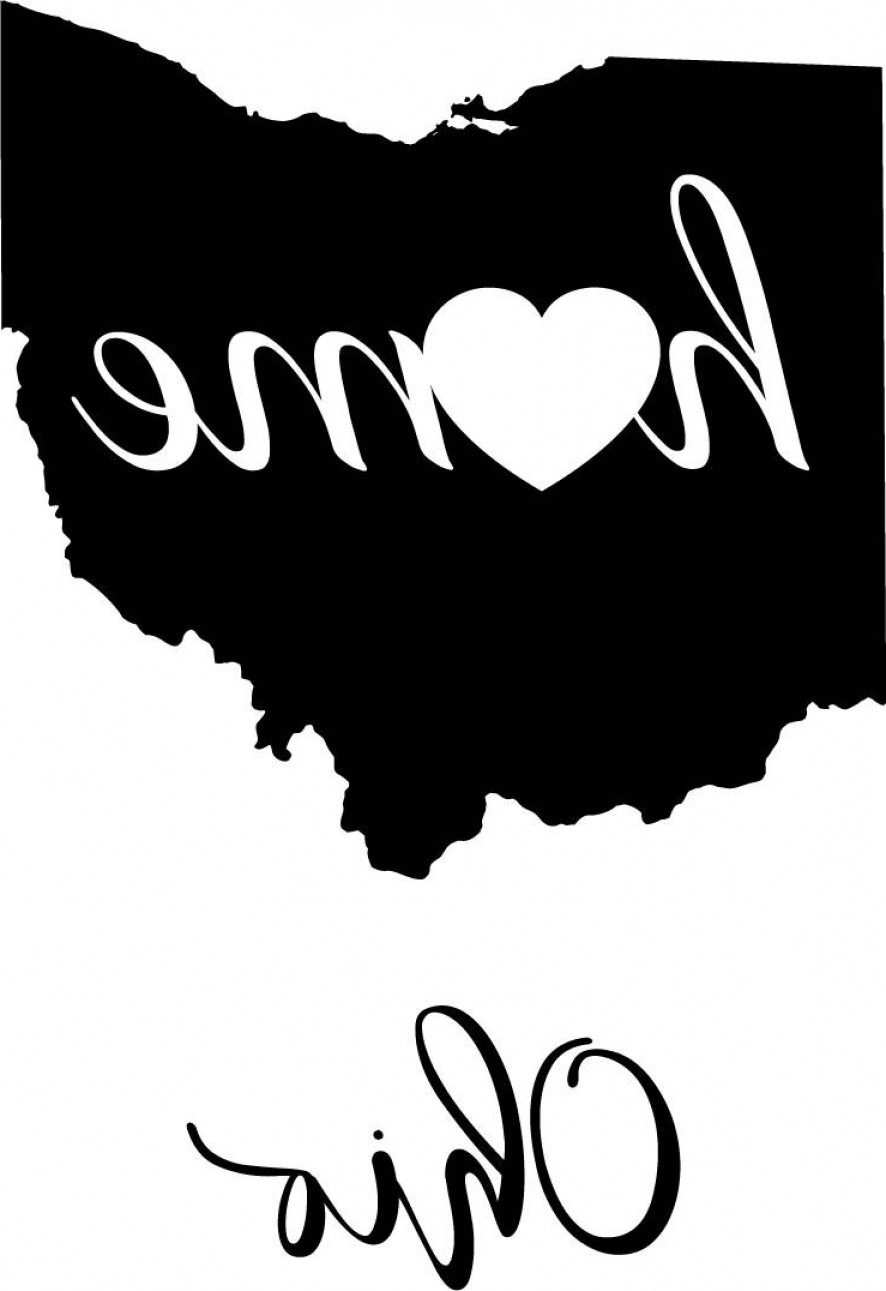 886x1291 Ohio State Map Digital File Svg Png Jpg Createmepink