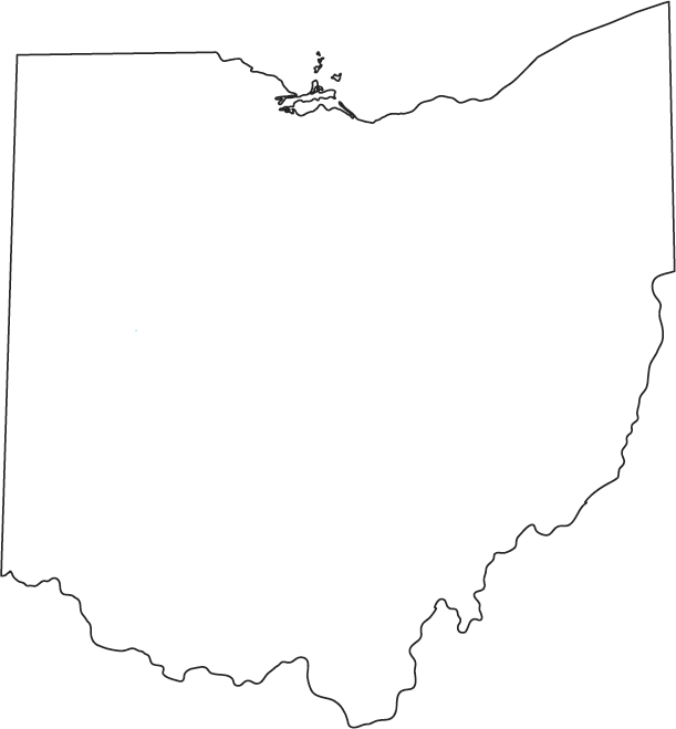 611x659 Ohio Vector