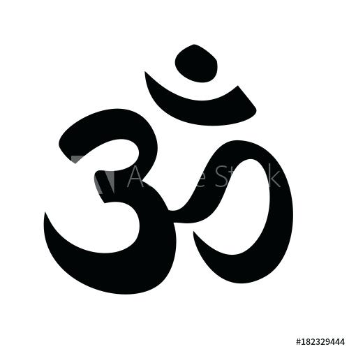 500x500 Om Symbol Clip Art Silver Sign Om Symbol Of And Religions Icon On