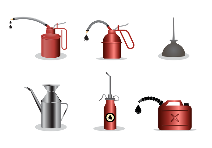 700x490 Free Oil Can Vector