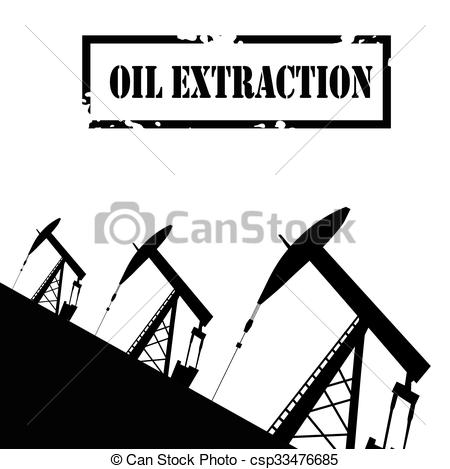 450x469 Silhouette Of Oil Derrick Oil Extraction Process .