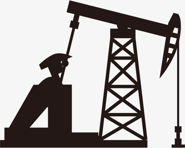 650x520 Oil Derrick Silhouette, Petrochemical Industry, Oil Extraction