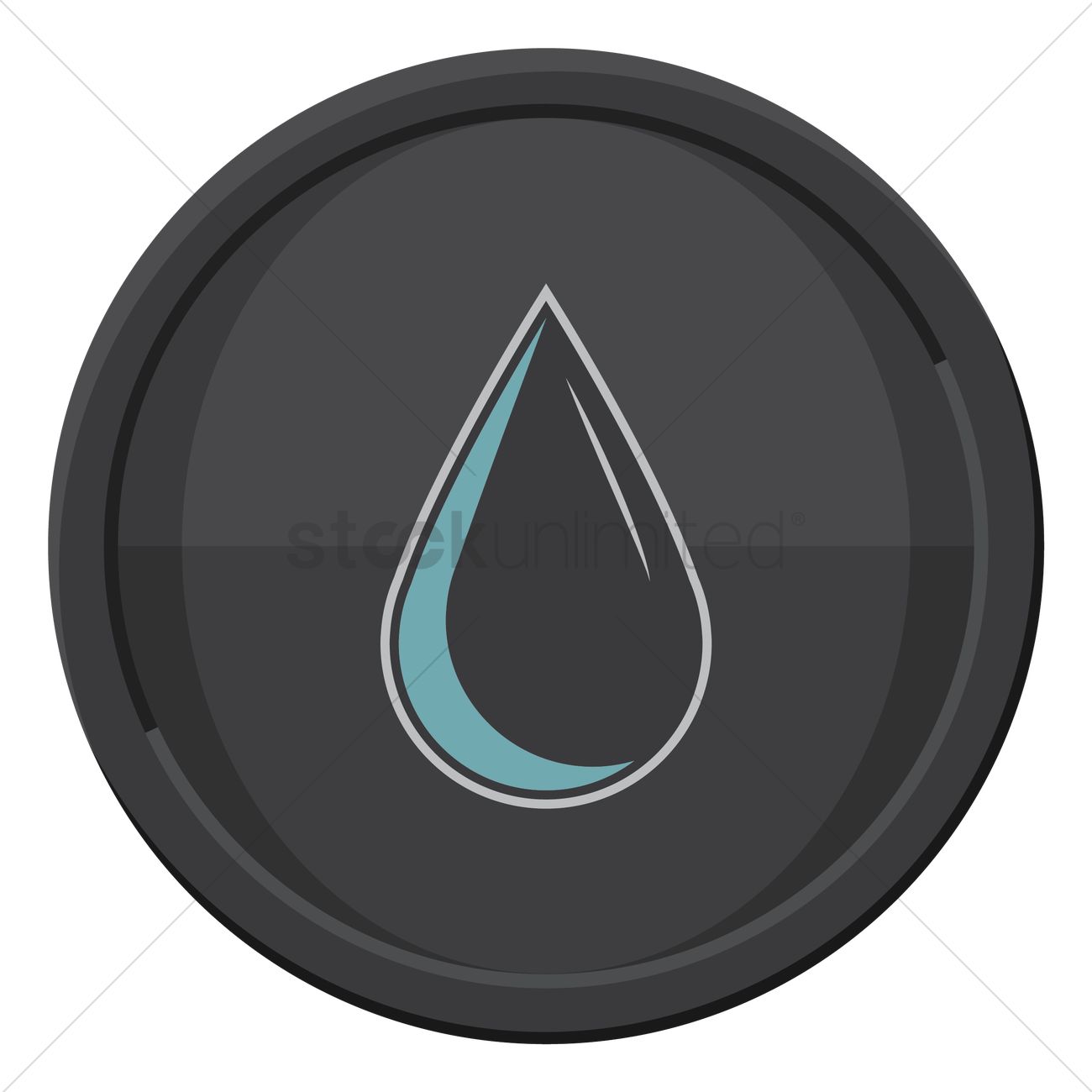 1300x1300 Oil Drop Vector Image