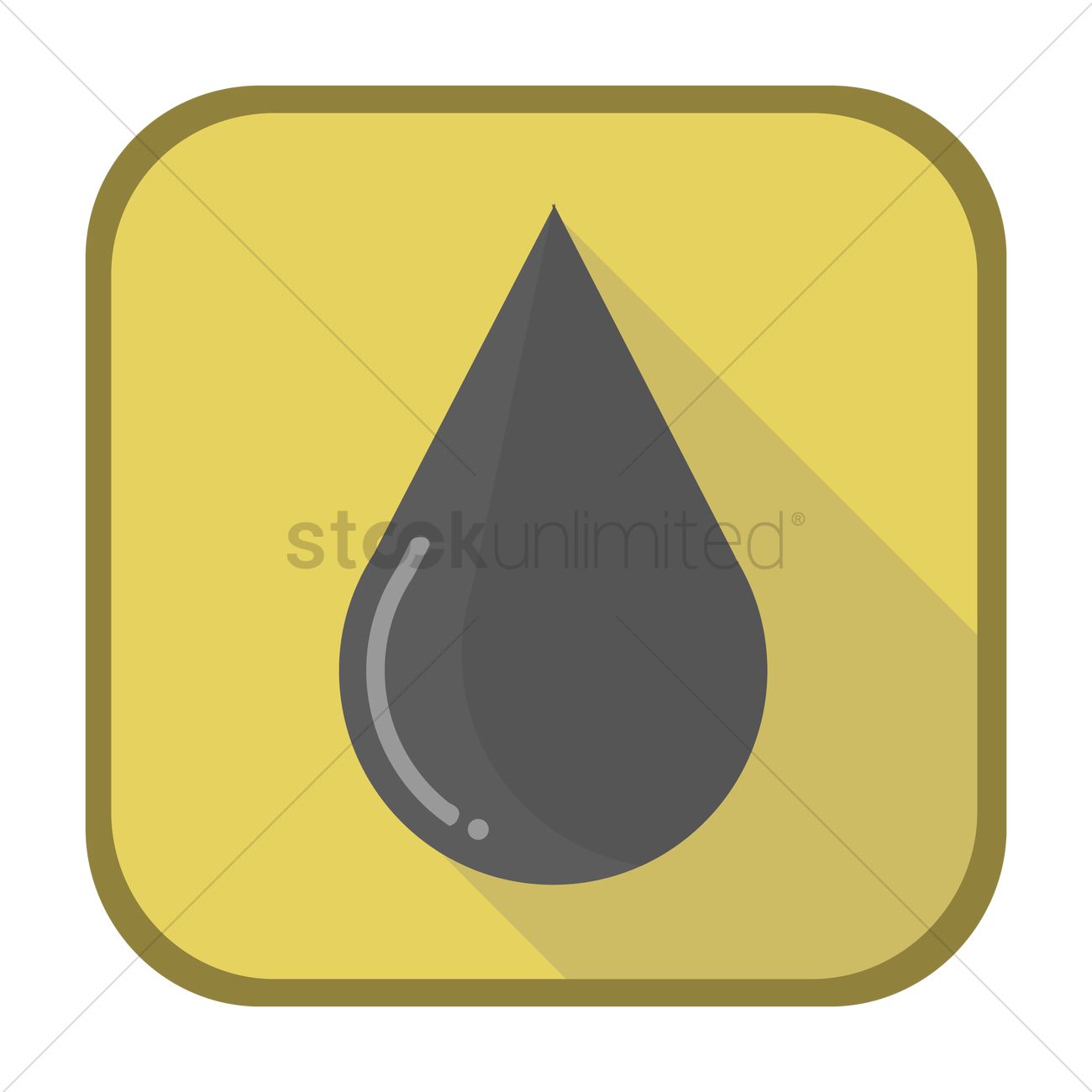 1300x1300 Oil Drop Vector Image