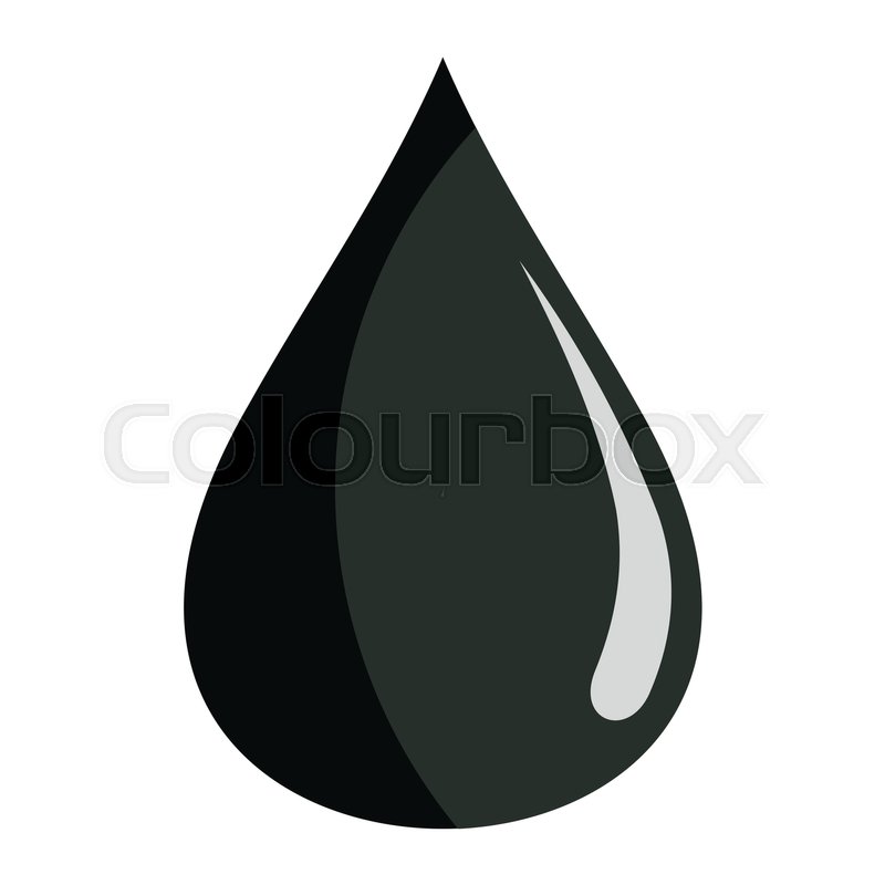 800x800 Oil Drop Icon Vector Illustration For Design And Web Isolated On
