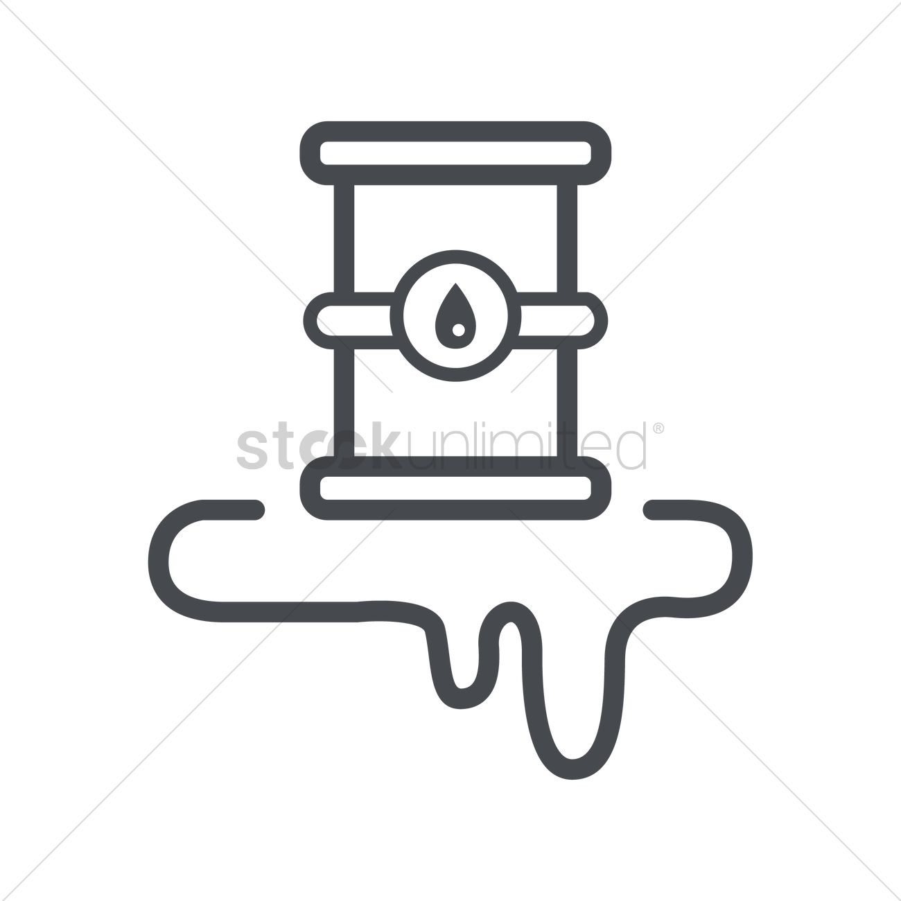 1300x1300 Oil Spill Vector Image