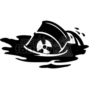300x300 Royalty Free Oil Spill Polluting The Water 386110 Vector Clip Art