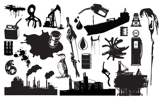 645x395 Oil Vector Pack For Adobe Illustrator