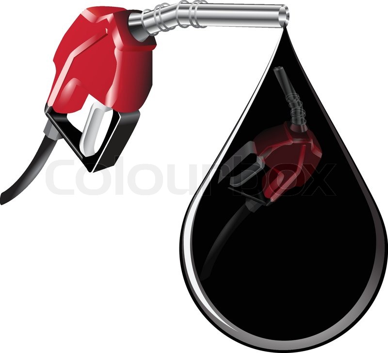 800x727 Gas Pump With Drop Oil Stock Vector Colourbox