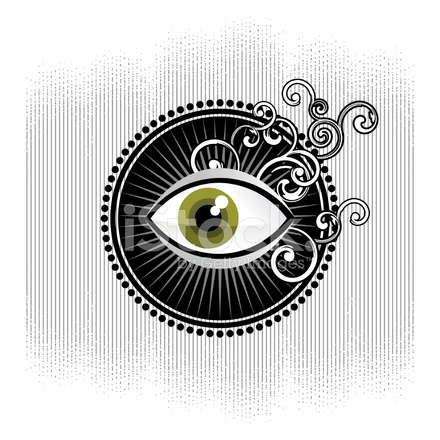 440x440 Vector De Ojo Stock Vector
