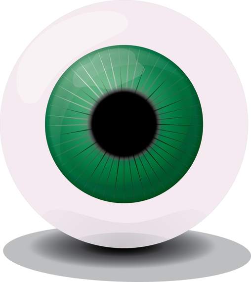 508x570 Vector Del Ojo Verde
