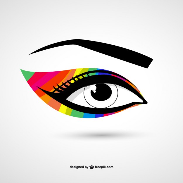 626x626 Vector Ojo Con Maquillaje Descargar Vectores Gratis