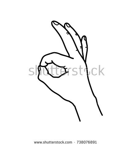 424x470 Collection Of Ok Hand Drawing High Quality, Free Cliparts